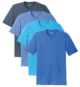 KAMAL OHAVA Men's Tri Blend Short Sleeve T-Shirt (Pack Of 4)