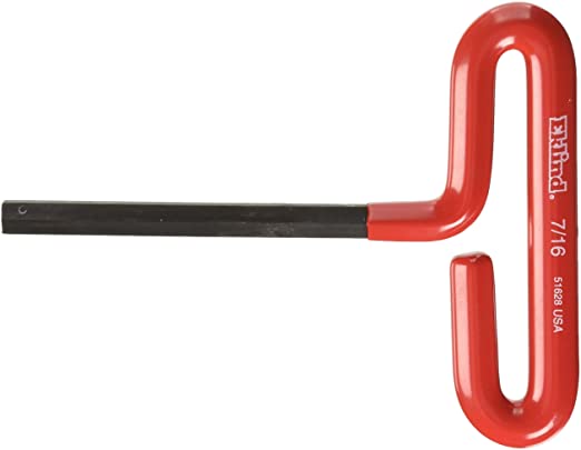EKLIND 51628 7/16 Inch Cushion Grip Hex T-Handle T-Key allen wrench