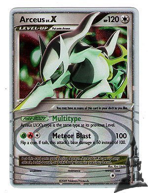 1 X Pokemon Platinum Arceus Lv. X DP56 Promo Card