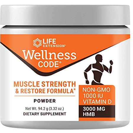 Wellness Code Muscle Strength and Restore Formula, 0.3 Pound