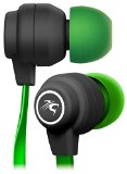Sentey LS-4104 Amplitude X180 In-ear Headphones with In-line Mic Green