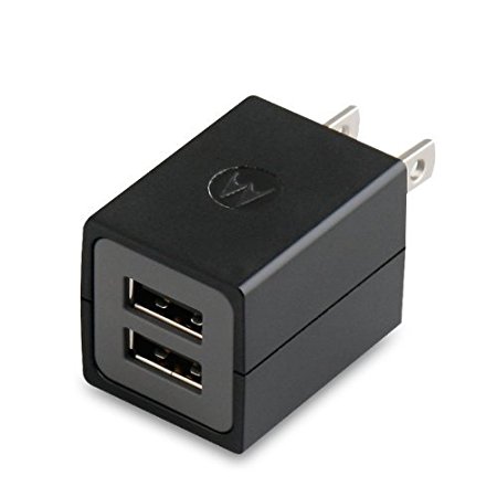 Motorola SPN5689 Factory Original Universal Dual USB Port Travel Cube Charger