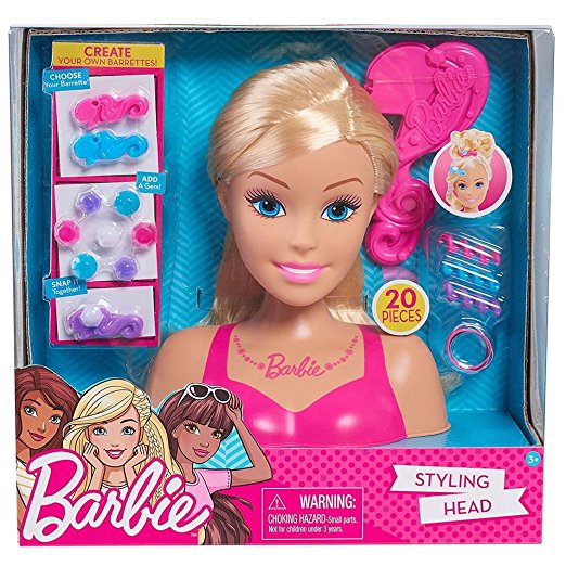 Barbie Glam Party 20 Piece Styling Head Set - Blonde