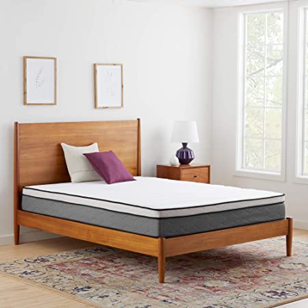 New Haven 10-Inch Hybrid Mattress—Plush Memory Foam—Sturdy Tempered Coils—CertiPUR-US Certified—10-Year Warranty, Twin