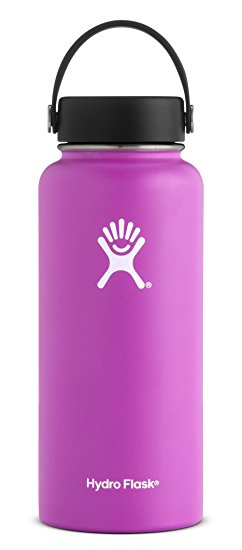 Hydro Flask Vacuum Insulated Stainless Steel Water Bottle, Wide Mouth w/Flex Cap