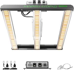 MARS HYDRO 2024 FC1500 EVO 150W, Samsung LM301H EVO LED Grow Light 2x2 ft Coverage Full Spectrum Daisy Chain Dimmable Bar Style Grow Lamp for Indoor Plants