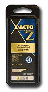 X-ACTO XZ611 100 Pc. Classic Fine Point Blade