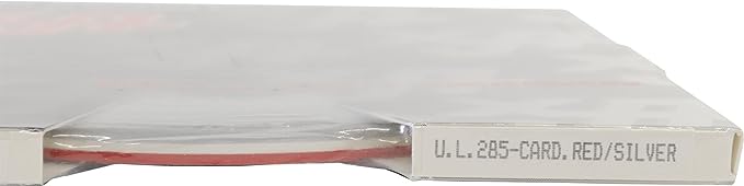 Universal Ultra-Lite 0216285 - Auto Customizing 2-Color Dual Pinstripe - 3/16" x 150' (1/16” Stripe, 1/16" Gap, Then 1/16” Stripe) - 285-Cardinal Red/Silver Met