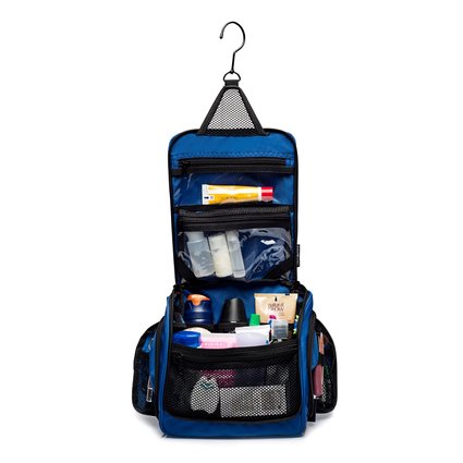 Neatpack Medium Size Hanging Nylon Toiletry Bag & Organizer with Detachable TSA Compliant Zipper Pocket and Swivel Style Hook | For Men & Women