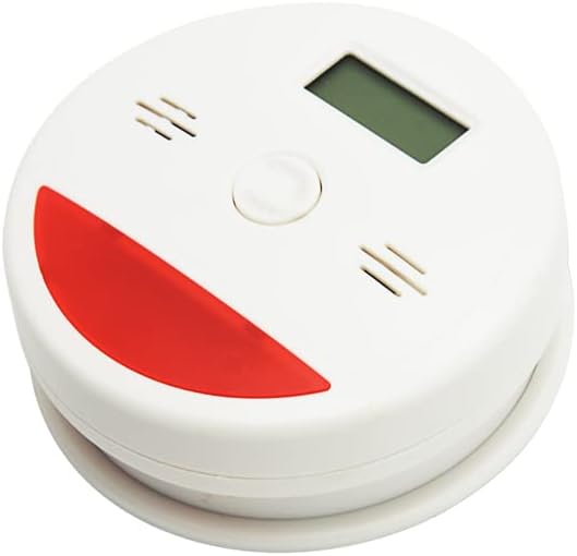 Portable Photoelectric Fire and Carbon Monoxide Alarm, Battery Powered, for Home and Kitchen - Travel Safe with a Carbon Monoxide Detector