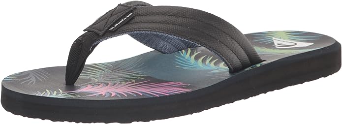 Quiksilver mens Quiksilver Men's Carver Print Sandal Flip-Flop