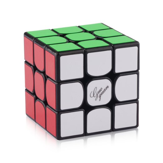 D-FantiX Yj Moyu Guoguan Yuexiao Speed Cube 3x3 Magic Cube Puzzle 56mm Black