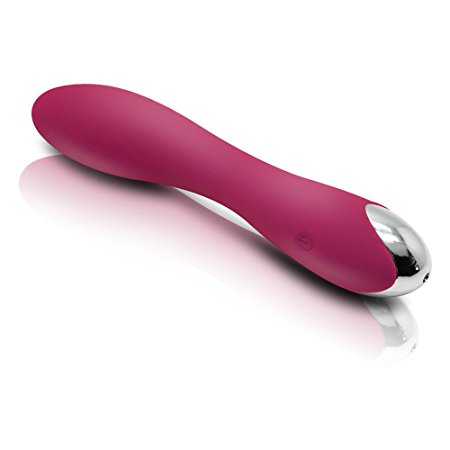 Olina 2nd Gen with Extra Power 7-Inch 20-Speed Vibration Therapeutic Waterproof Rechargeable Cordless Body Vibrator Massager, Various Colors (Pink) – 1 Year Warranty