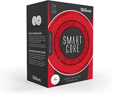 Wilson Smart Core Golf Ball - Pack of 24 (White)