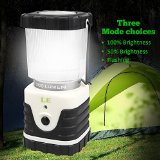 LE LED Lantern Ultra Bright 300lm 3 Lighting Modes Battery Powered Water Resistant Home Garden and Camping Lanterns for Hiking Camping Emergencies Hurricanes Outages Super Bright LED Camping Lantern