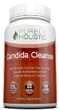 Candida Cleanse 120 Capsules 9733 100 MONEY BACK GUARANTEE 9733 With Herbs Antifungals Enzymes and Probiotics Kills off Candida and Prevents Reoccurrence