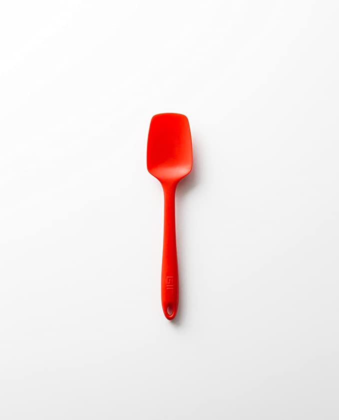GIR: Get It Right Premium Silicone Mini Spoonula, 8", Red