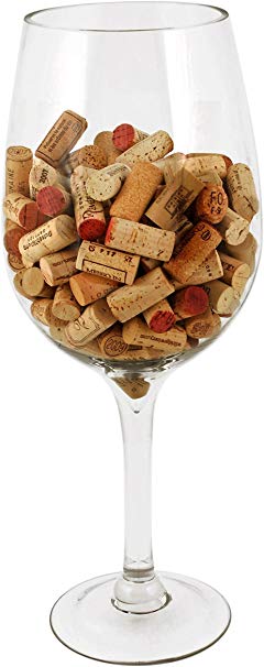 True 2275 Bottle Holder, Home Decor Wine, Cork Accessory Gift, Set of 1, Big Bordeaux Glass