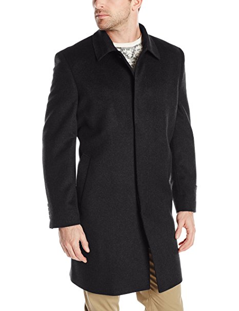 Hart Schaffner Marx Men's Sandhurst Cashmere-Blend Top Coat