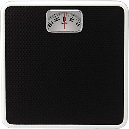 Mechanical Rotating Dial Scale, Black, 1 Count (Pack of 1)