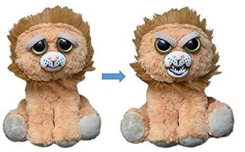 William Mark Feisty Pets Marky Mischief Plush Adorable Plush Stuffed Lion that Turns Feisty with a Squeeze