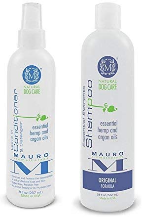 Mauro Natural Dog 8 oz Leave-in-Conditioner & 18 oz Shampoo (Original Formula)