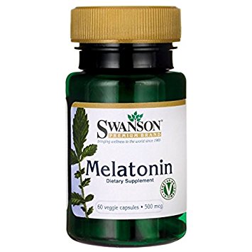 Swanson Melatonin 500 mcg 60 Veg Caps