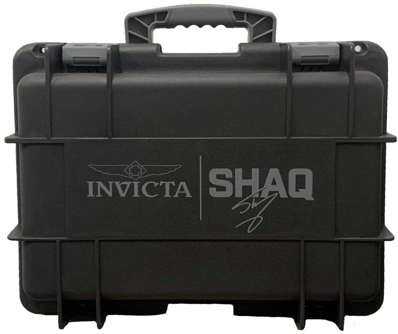 Invicta DC8SHAQ 8 Slot Gray Plastic SHAQ Watch Box Case