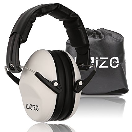 Weize Safety Earmuffs Tactical Sport Hearing Protector Folding-Padded Ear Protection for Shooting Range Worksite Gun Range Hunting Drilling(Certified S3.19 & EN352)