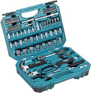 Makita E-10899 Juego de herramientas manuales de 76 piezas