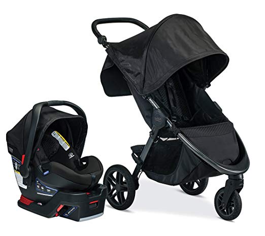 Britax B-Free & B-Safe Ultra Travel System, Midnight