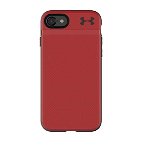 Under Armour UA Protect Stash Case for iPhone 8 & iPhone 7 - Red/Black (Renewed)