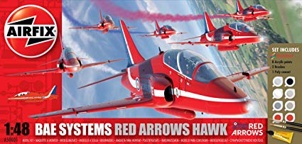 Airfix 1:48 Scale Red Arrow Hawk Gift Set