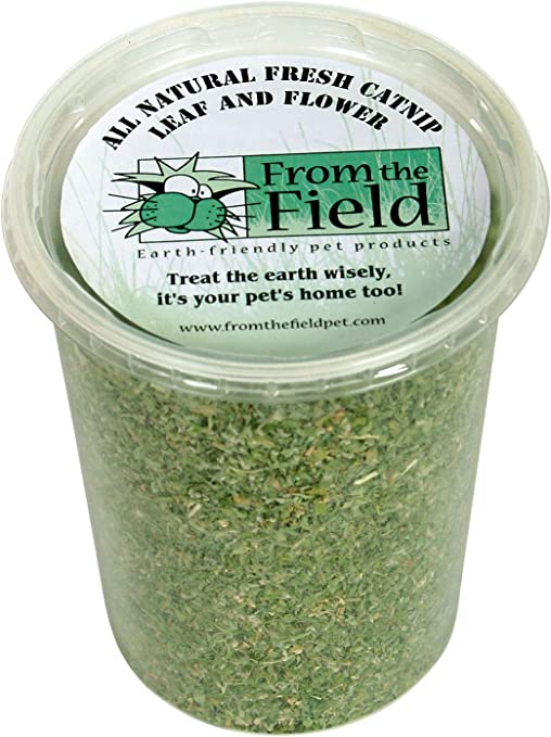 From The Field 3.5-Ounce Catnip Leaf and Flower Tub