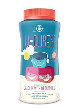 Solgar U-Cubes Children's Calcium with D3 Gummies, 120 Count