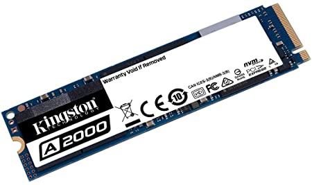 Kingston 500G A2000 M.2 2280 NVMe PCIe Gen 3.0 x4