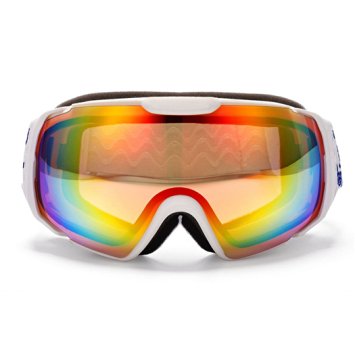 SUNVP High Performance Snow Goggles Windproof Uv400 Dual Layer Anti-fog Optical Lens | Helmet Compatable Motorcycle Snowmobile Eyewear Sports Glasses Ski and Snowboard Goggles