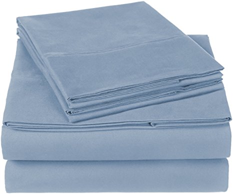 Pinzon 300 Thread Count Organic Cotton Sheet Set - King, Flint Blue