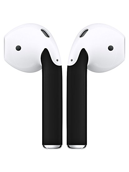 AirPod Skins Stylish and Protective Wraps - Covers for Your Apple AirPods (Matte Black)