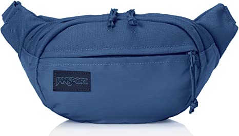 JanSport Mono Fifth Avenue Waistpack - Travel Fanny Pack Hip Bag, Dark Denim