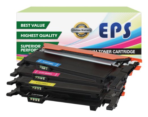 EPS Replacement Toner Set for Samsung 406 CLX-3300 CLX-3305 CLX-3305FN CLX-3305FW CLX-3305W SL-C460FW Xpress C460FW Xpress C460W CLP-360 CLP-365 CLP-365W SL-C410W Xpress C410FW Xpress C410W C460W