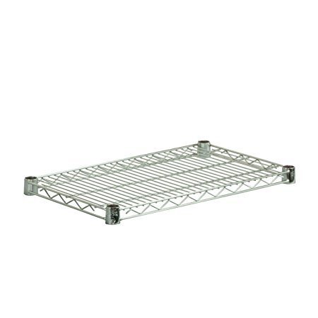 Honey-Can-Do SHF800C1424 Steel Wire Shelf for Urban Shelving Units, 800-Pound Capacity, Chrome, 14x24