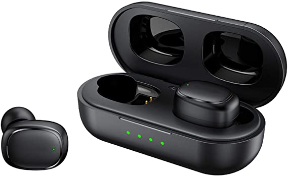 Wireless Earbuds Bluetooth Sport Headphones Stereo Bass Sound Ture TWS Earbuds Over Ear Sweatproof Headset 30 Hours Playtime Bluetooth Earbuds with Mic and Charging Case for Running/Working/Gym CVB