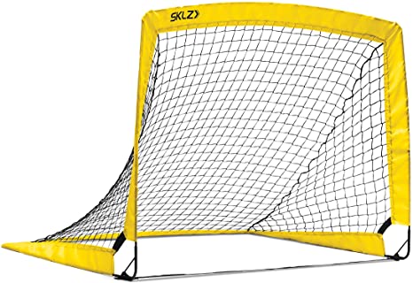 SKLZ Youth Soccer Net Black/Yellow, 4-Foot x 3-Foot