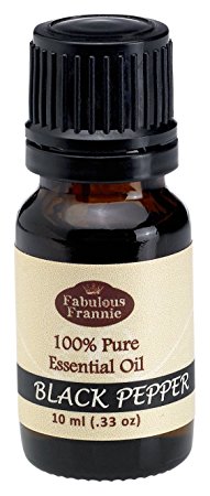 Black Pepper 100% Pure, Undiluted Essential Oil Therapeutic Grade - 10 ml. Great for Aromatherapy!