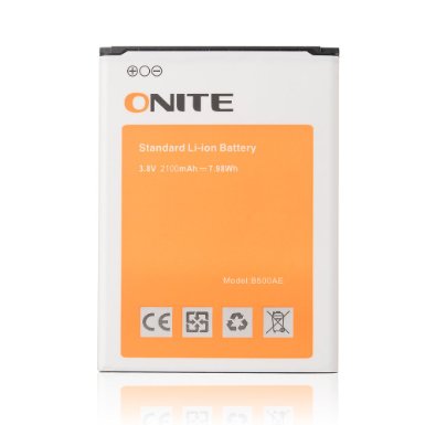 Onite Battery for Samsung GT-I9190 Galaxy S4 Mini Galaxy S IV Mini I9190 I9195 I9197 I9192 Model B500AE  EB-B500BE