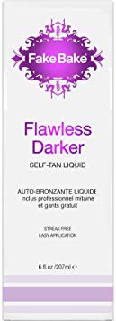 Fake Bake Flawless Darker Self Tan Liquid 6 Fluid Ounces