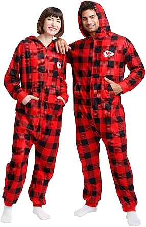 FOCO NFL Team Logo Pajamas One Piece Onsie