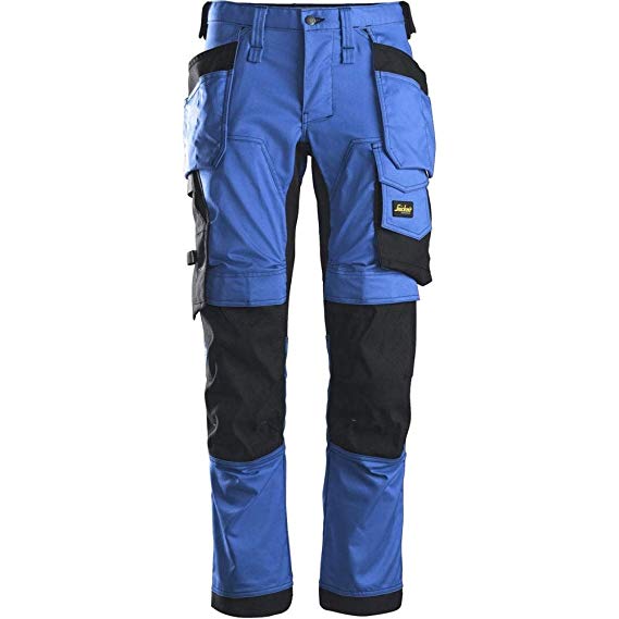 Snickers 6241 AllroundWork, Stretch Trousers Holster Pockets True Blue Waist: 38