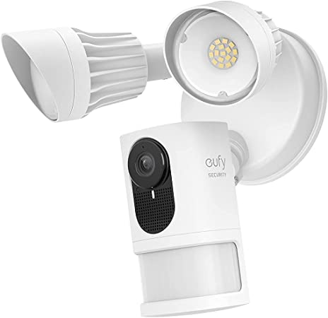 eufy Security Floodlight Camera, 2K, No Monthly Fees, 2000 Lumens, Weatherproof, Built-in AI, Non-Stop Power (Existing Outdoor Wiring Required, Weatherproof Junction Box Included)